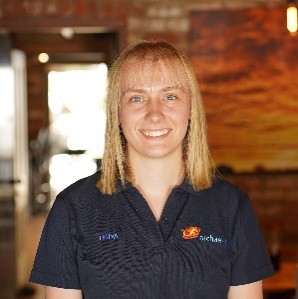 Archae-aus team member Tehya Scholz